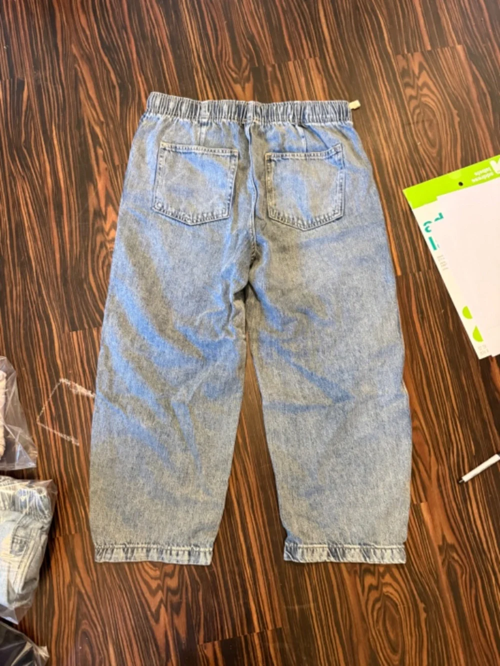 Gap Supersoft pull-on barrel jeans